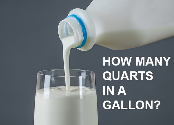 How many quarts in a gallon